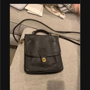 Vintage Coach Willis Black Shoulder Bag